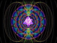 Merkaba Spinning At Super-Luminal Speed Surrounded By Bio-Electromagnetic Fields